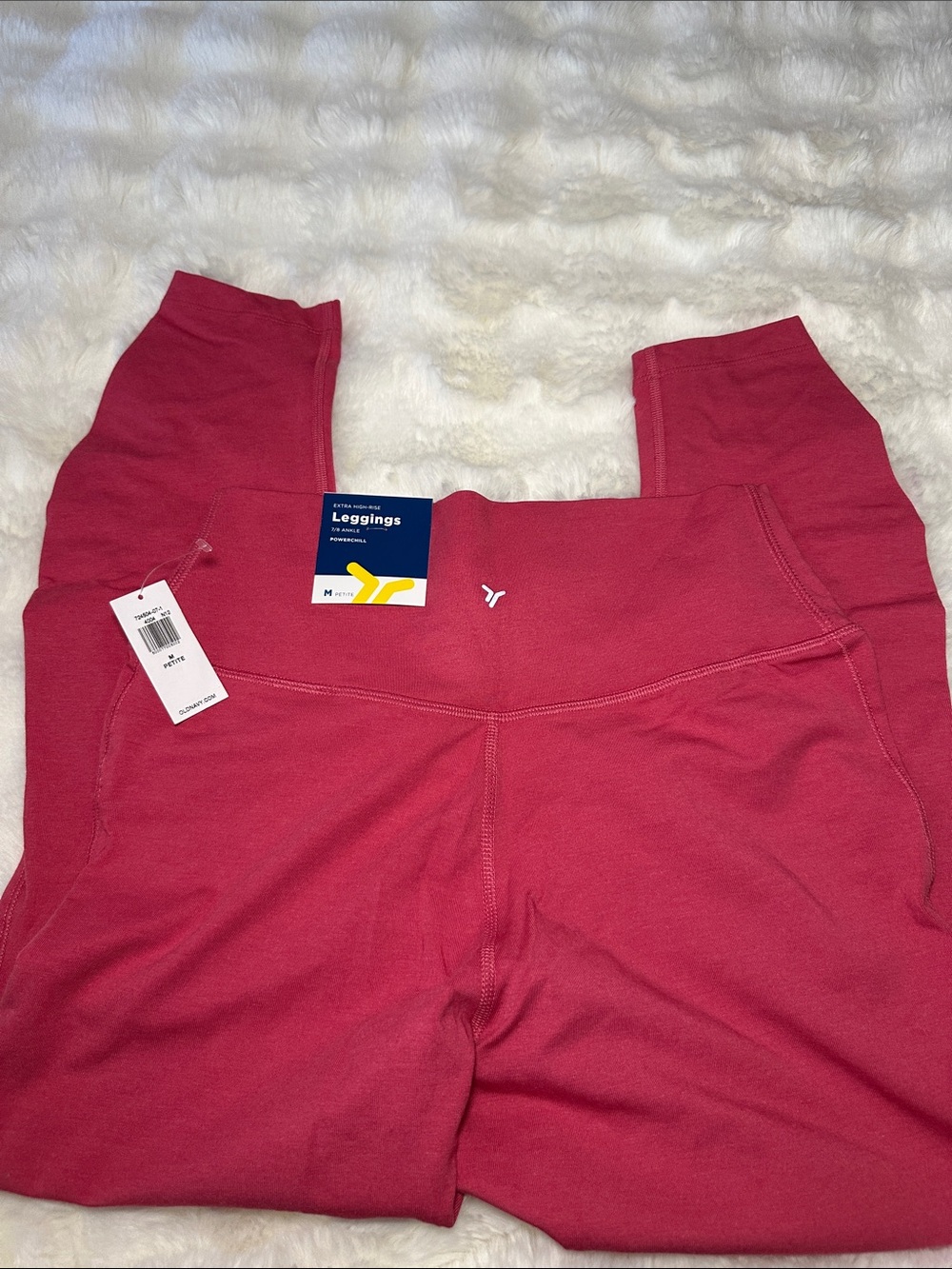 2 old navy petite ankle leggings black and pink - Picture 3 of 3